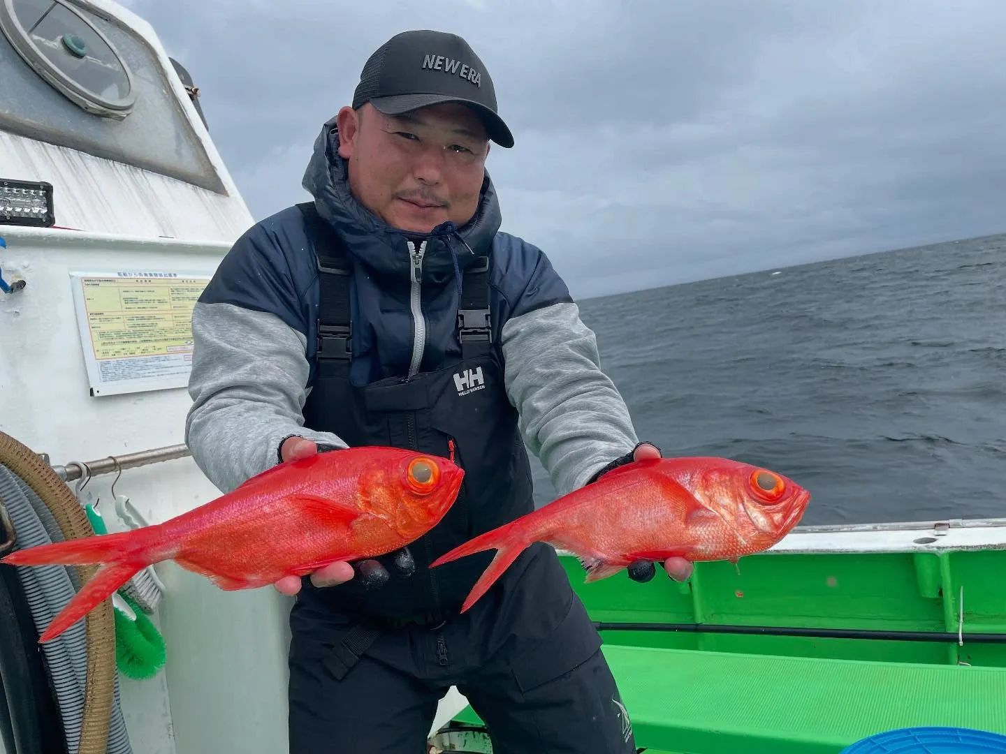 本日、中深海、根魚五目船でした。