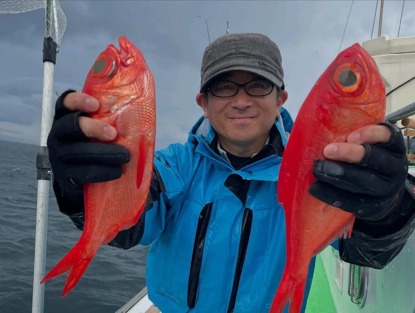 本日、中深海、根魚五目船でした。