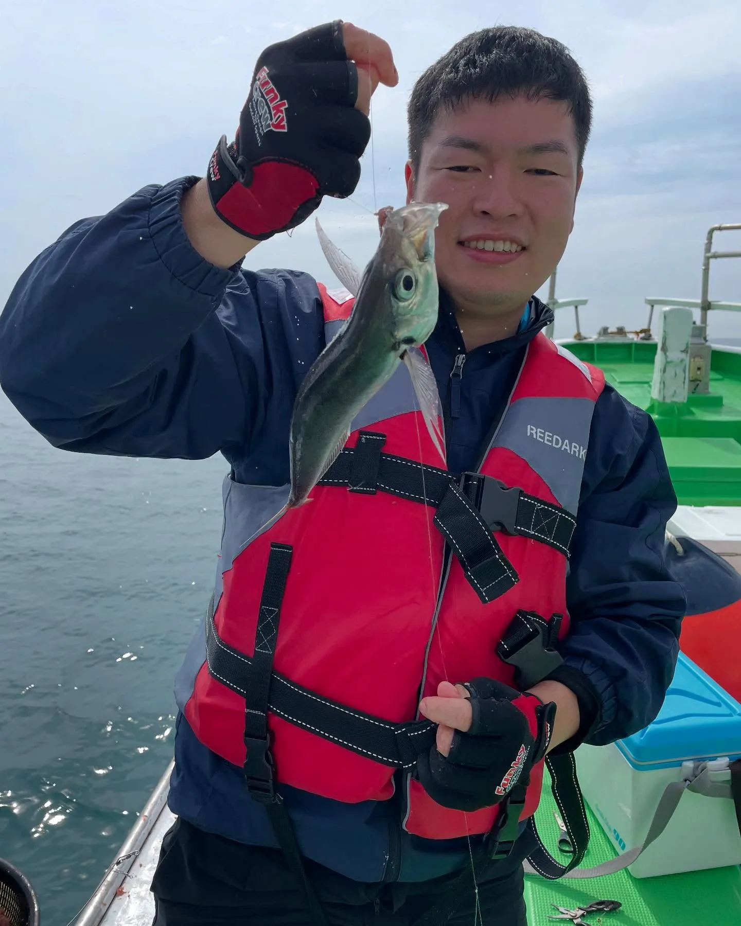 今日も良型アジが朝からポツポツ釣れました😄