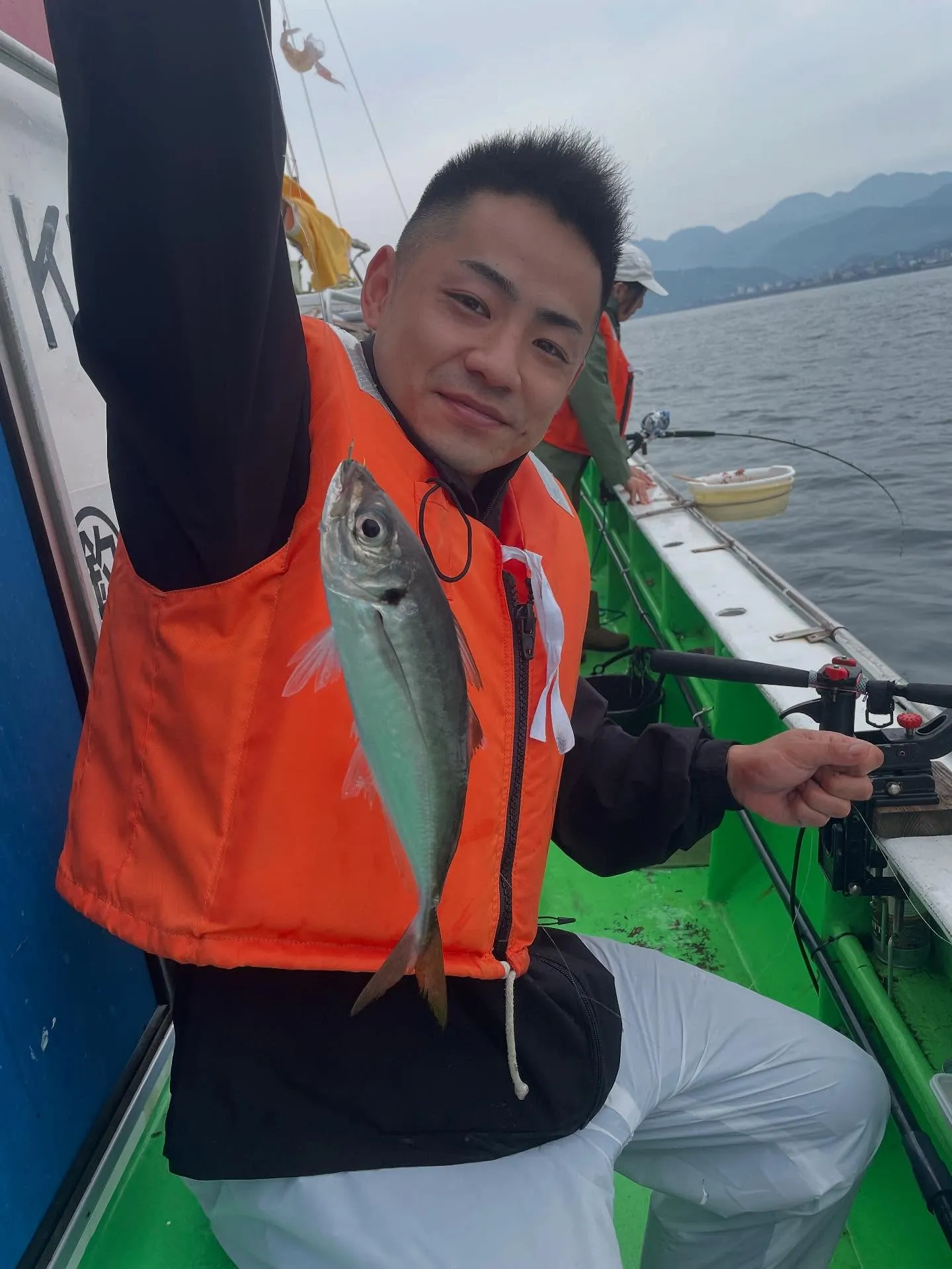 今日も仕立船にて