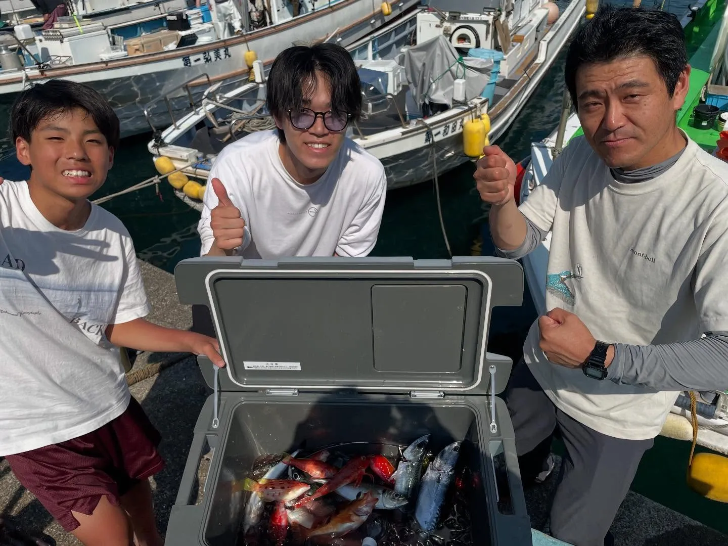 今日は、港から少し離れたところから開始❗️