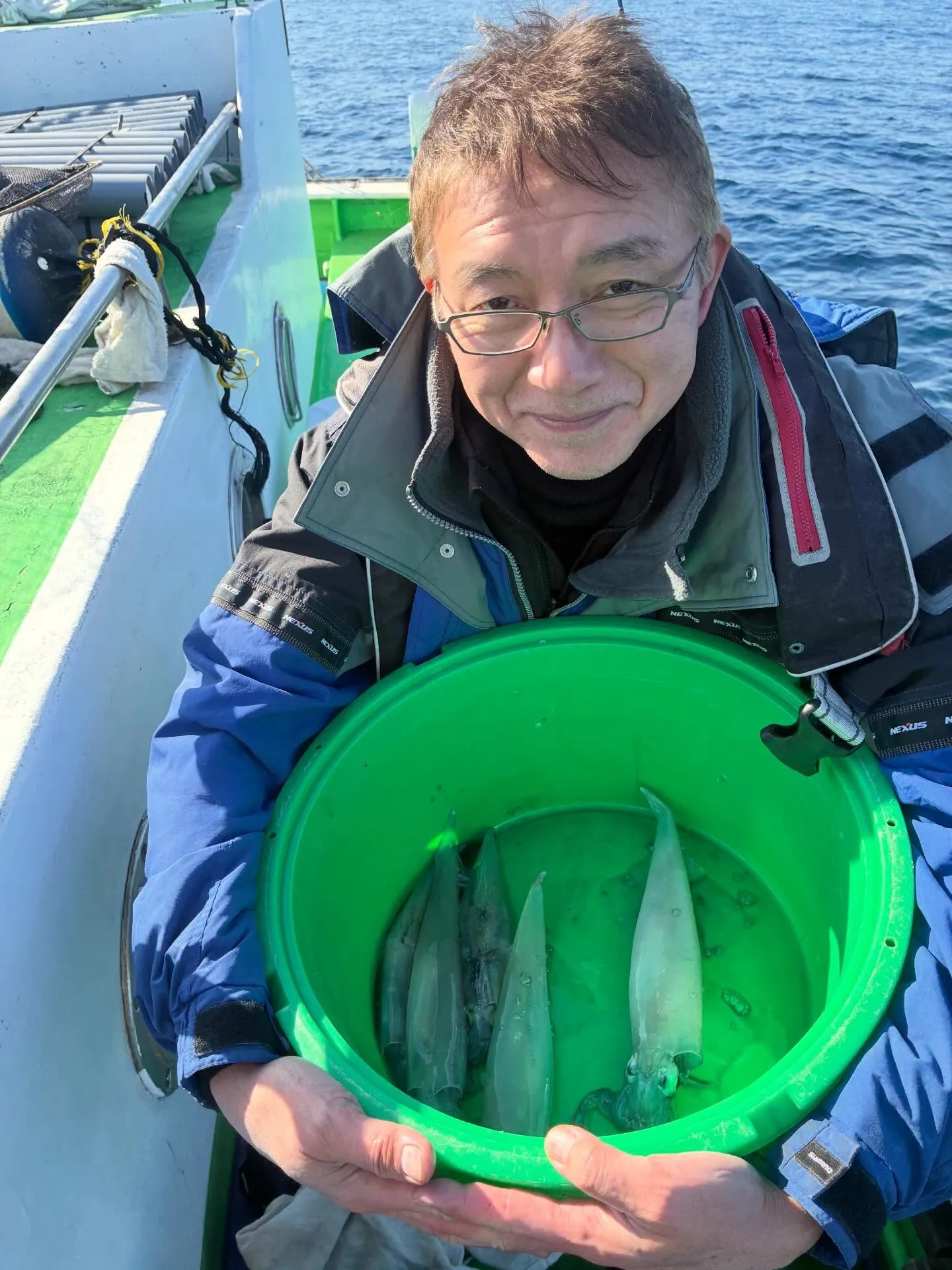 【中深海、ヤリイカ】